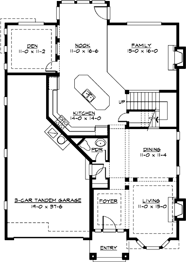 Main Floor Plan: 88-700