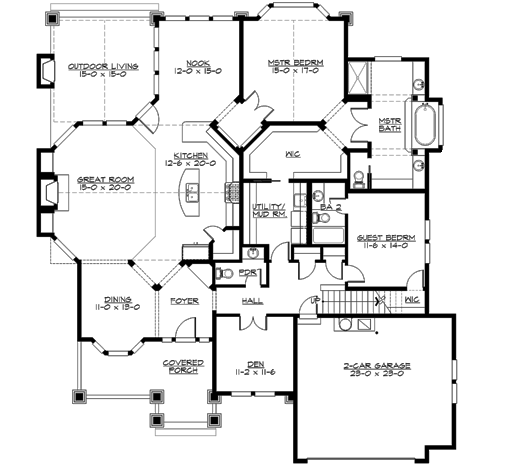 Main Floor Plan: 88-955