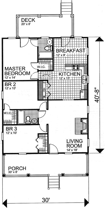 Main Floor Plan: 89-101