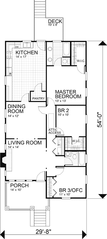 Main Floor Plan: 89-102
