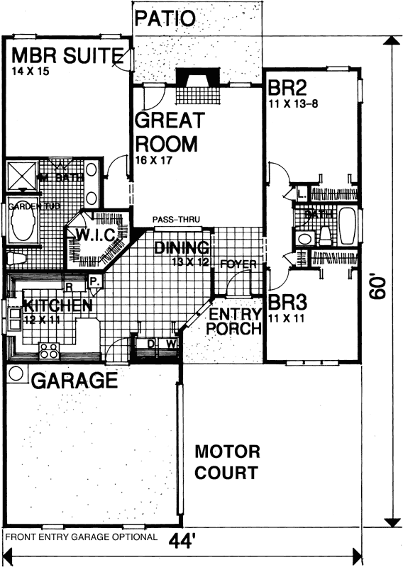 Main Floor Plan: 89-111