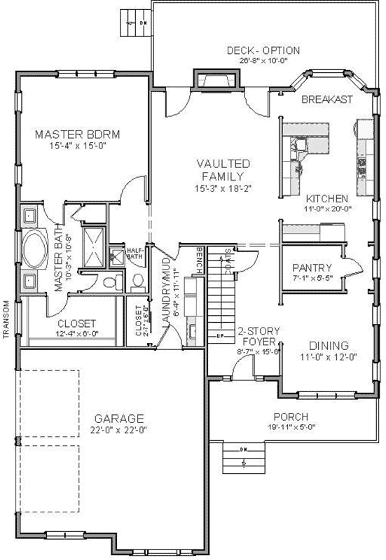 Main Floor Plan: 90-106