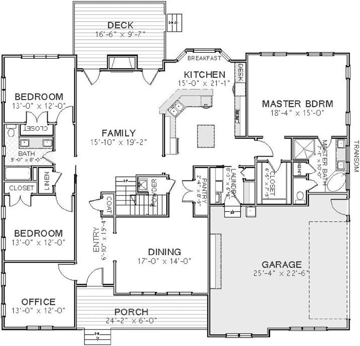 Main Floor Plan: 90-108
