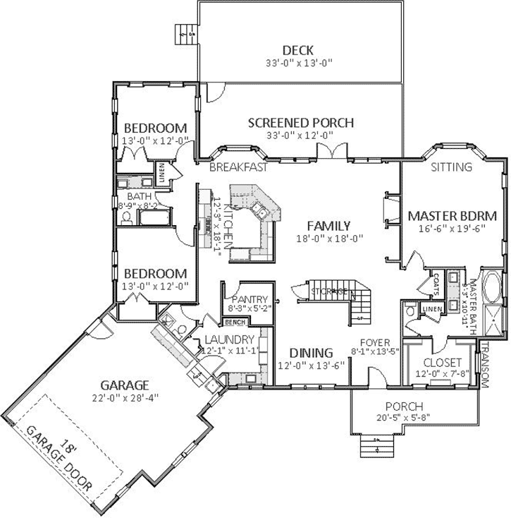 Main Floor Plan: 90-109
