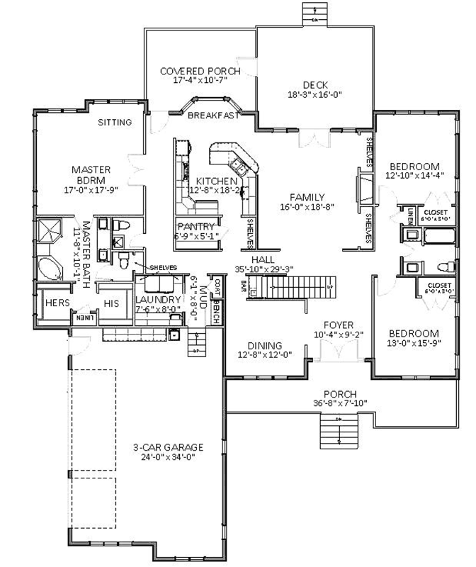 Main Floor Plan: 90-112