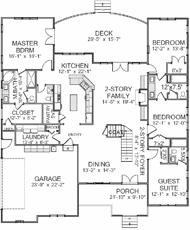 Main Floor Plan: 90-115