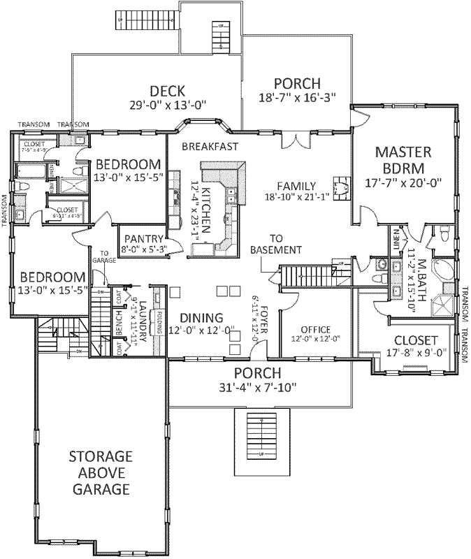 Main Floor Plan: 90-116