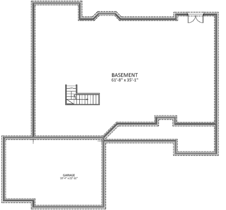 Lower Floor Plan: 90-122