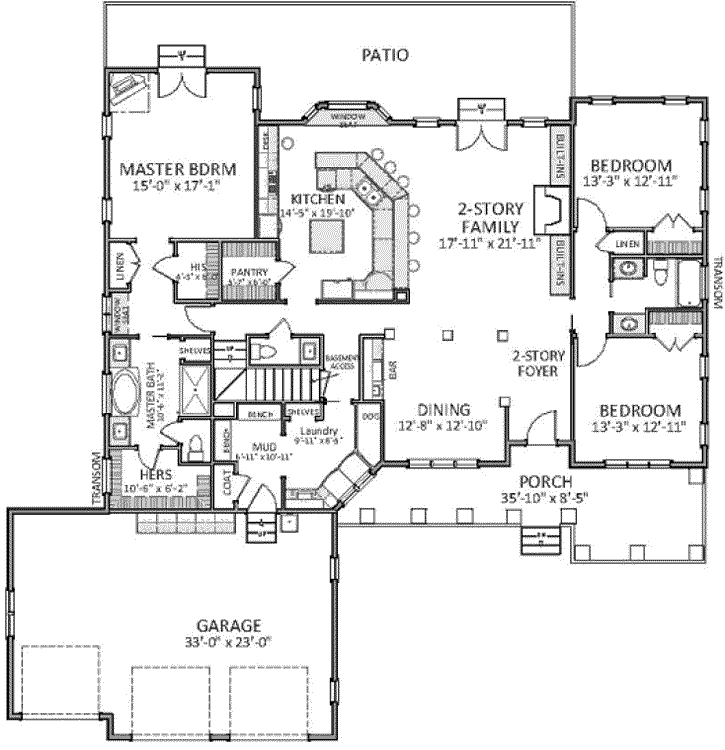 Main Floor Plan: 90-122