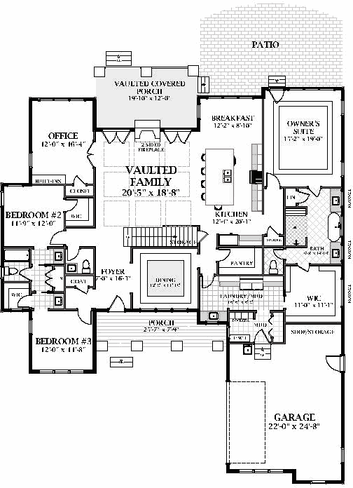 Main Floor Plan: 90-130