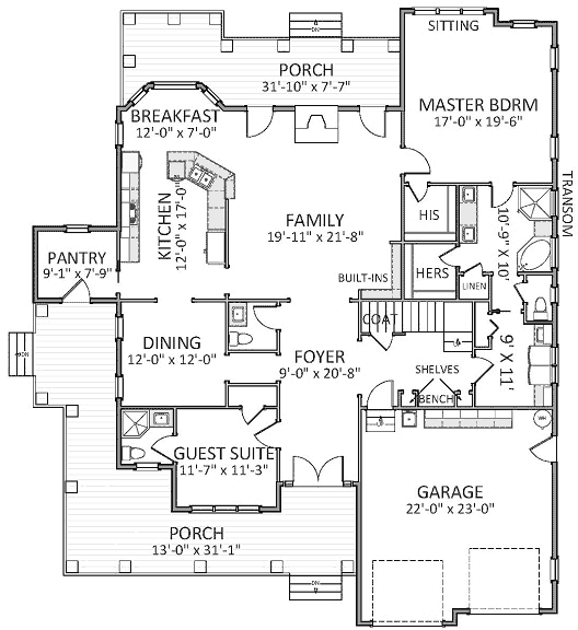 Main Floor Plan: 90-131