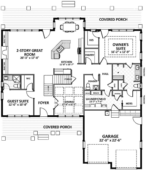 Main Floor Plan: 90-134