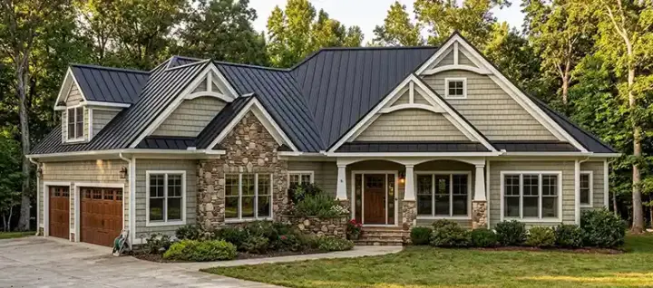 Craftsman house plans 90-146 - front exterior, 3,075 sq ft, 3 bed, 2 bath house plans | Monster House Plans