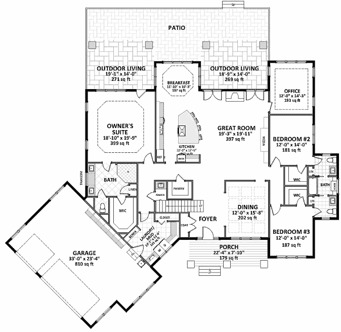 Main Floor Plan: 90-146