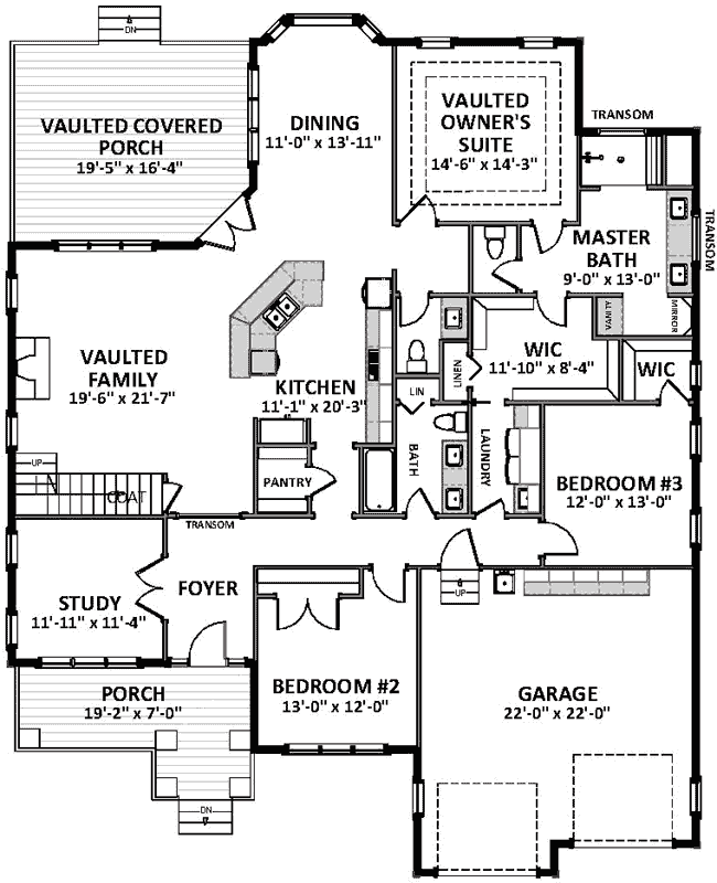 Main Floor Plan: 90-147