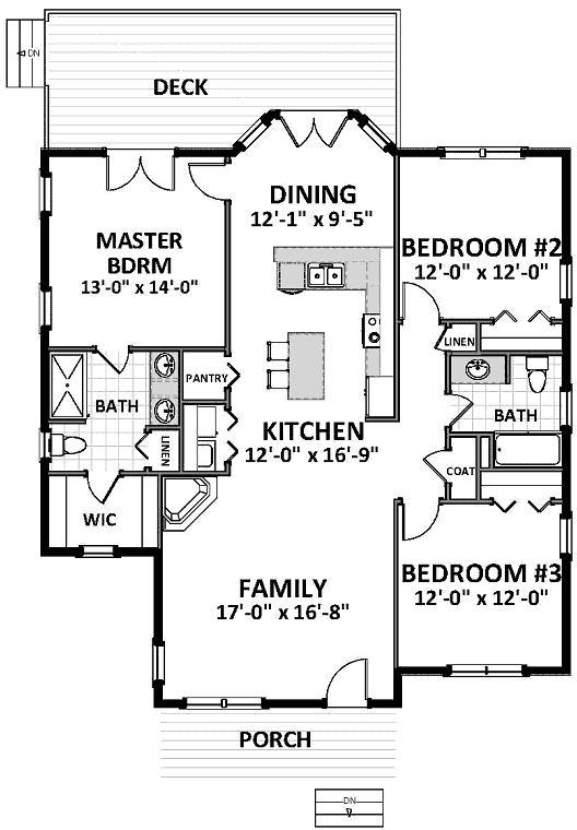 Main Floor Plan: 90-150