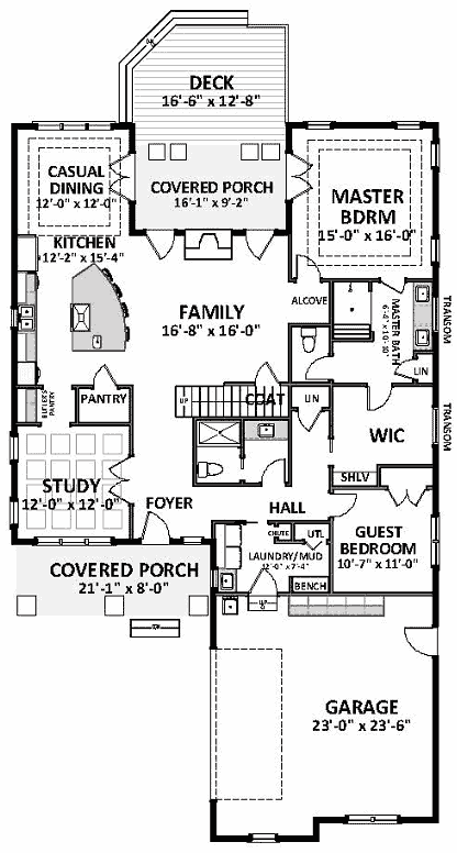 Main Floor Plan: 90-152