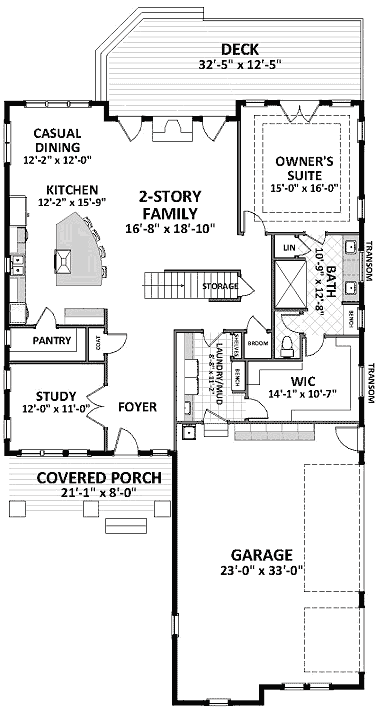 Main Floor Plan: 90-153
