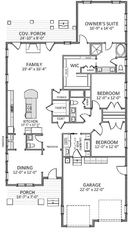 Main Floor Plan: 90-156