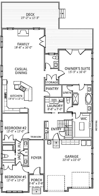Main Floor Plan: 90-157