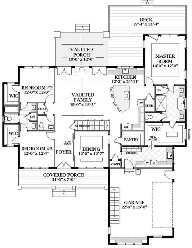 Main Floor Plan: 90-165