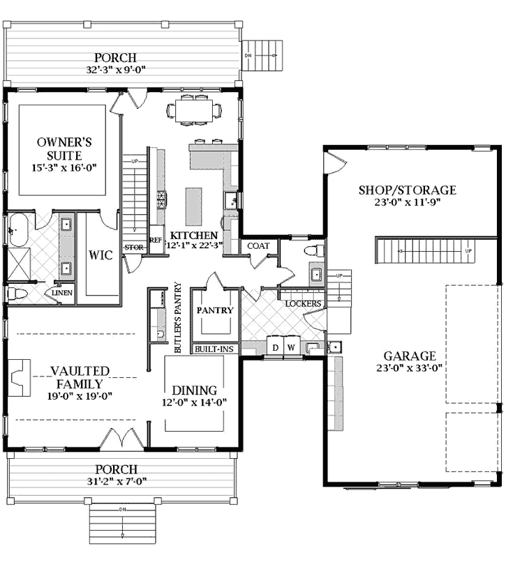 Main Floor Plan: 90-166