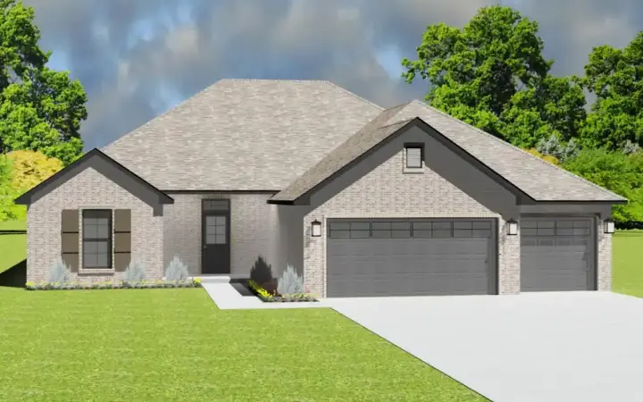 Traditional house plans 91-111 - front exterior, 1,967 sq ft, 3 bed, 2 bath house plans | Monster House Plans