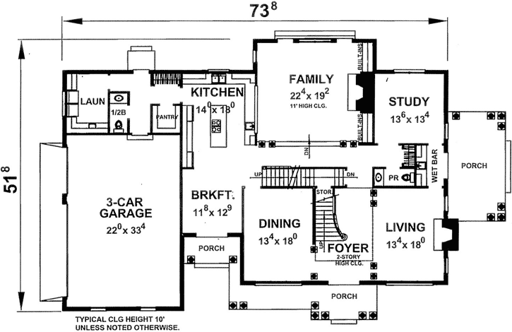 Main Floor Plan: 93-103