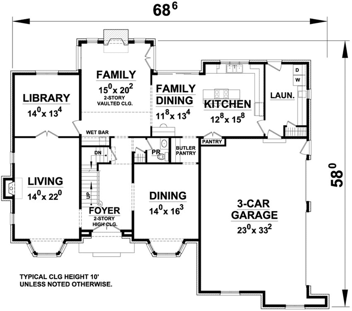 Main Floor Plan: 93-104