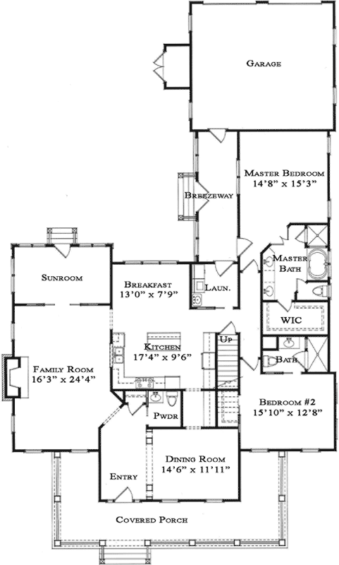 Main Floor Plan: 94-101