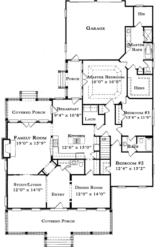 Main Floor Plan: 94-102