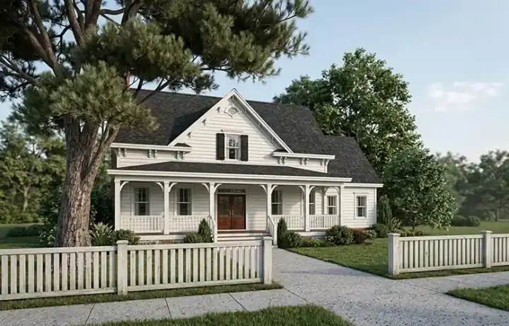 Southern house plans 94-103 - front exterior, 3,561 sq ft, 5 bed, 4 bath house plans | Monster House Plans