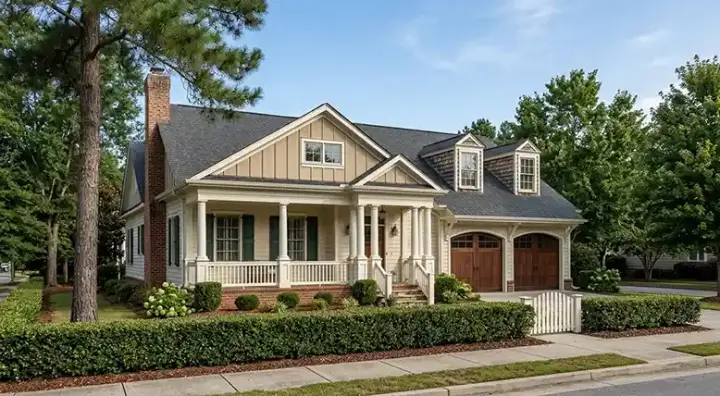 Country house plans 94-104 - front exterior, 2,719 sq ft, 3 bed, 3 bath house plans | Monster House Plans