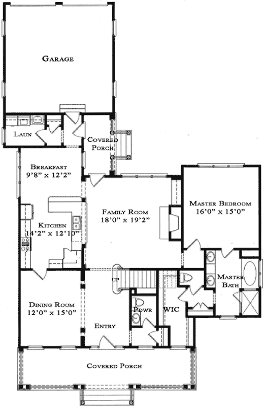 Main Floor Plan: 94-107