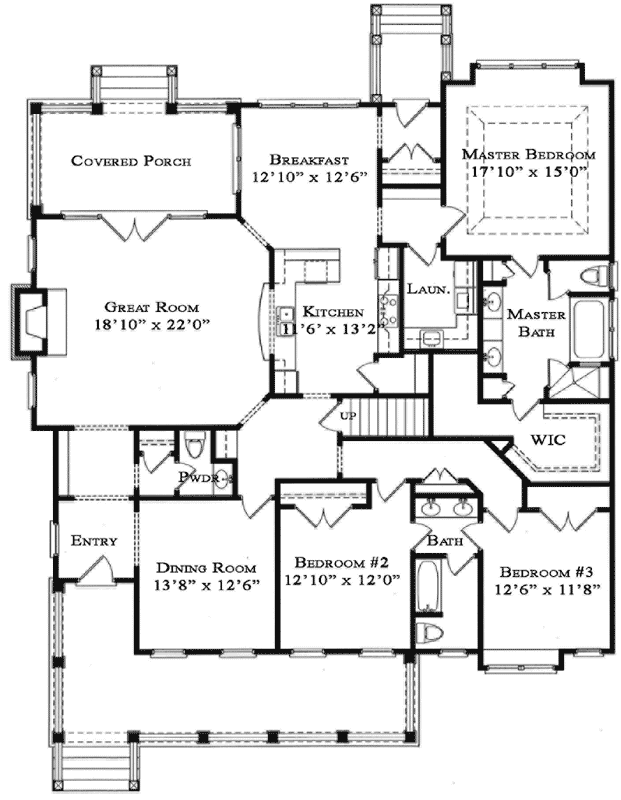 Main Floor Plan: 94-111