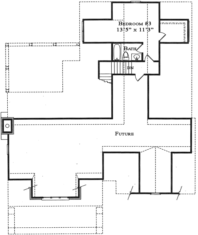 Upper/Second Floor Plan: 94-113