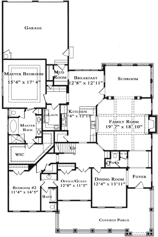 Main Floor Plan: 94-116