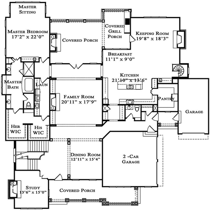 Main Floor Plan: 94-118