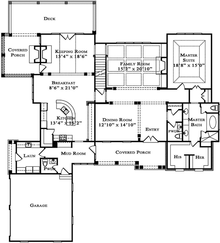 Main Floor Plan: 94-120