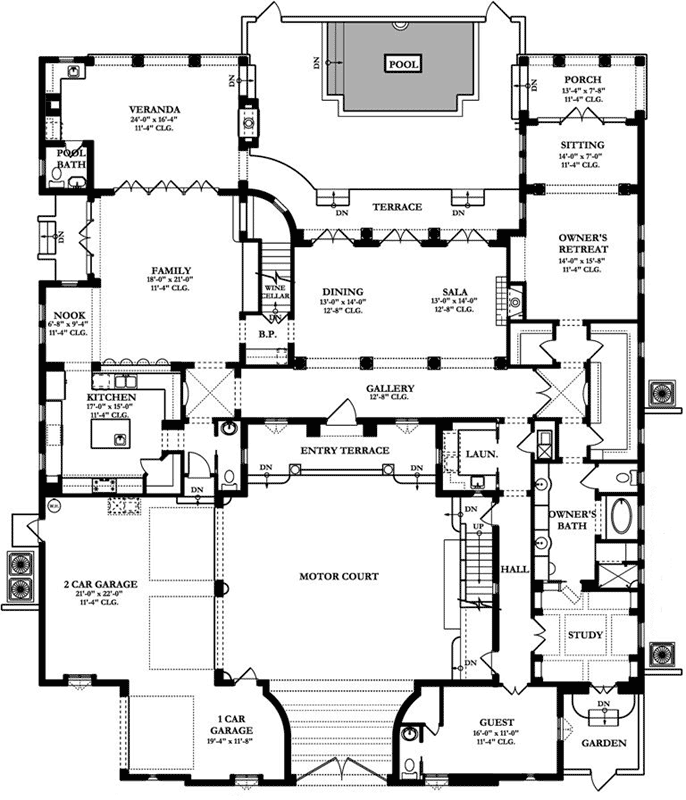 Main Floor Plan: 95-101