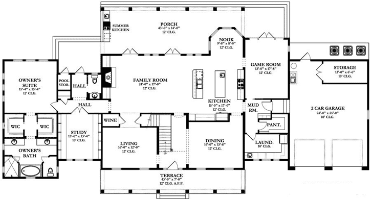 Main Floor Plan: 95-102