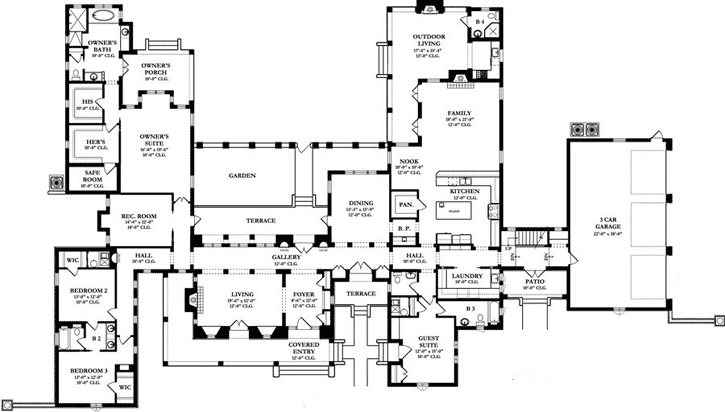 Main Floor Plan: 95-104