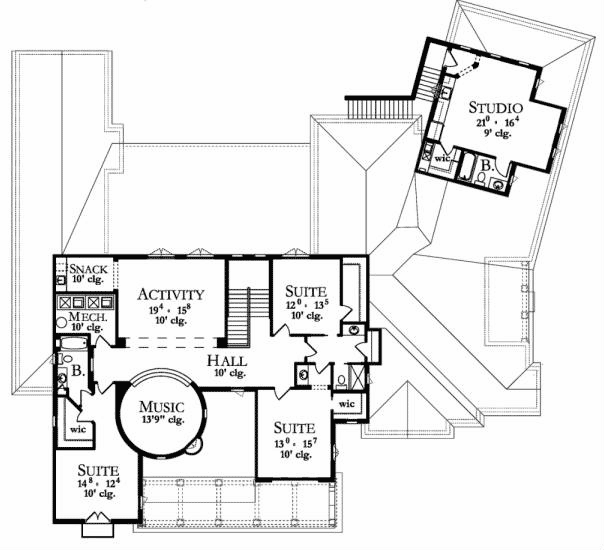 Upper/Second Floor Plan: 95-106