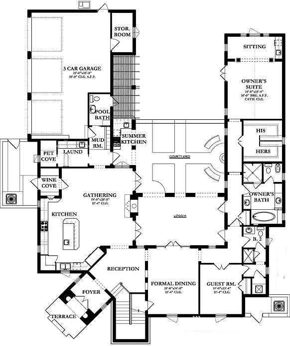 Main Floor Plan: 95-109