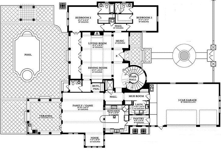 Main Floor Plan: 95-110