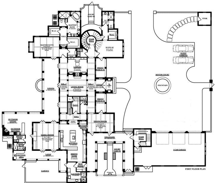 Main Floor Plan: 95-112
