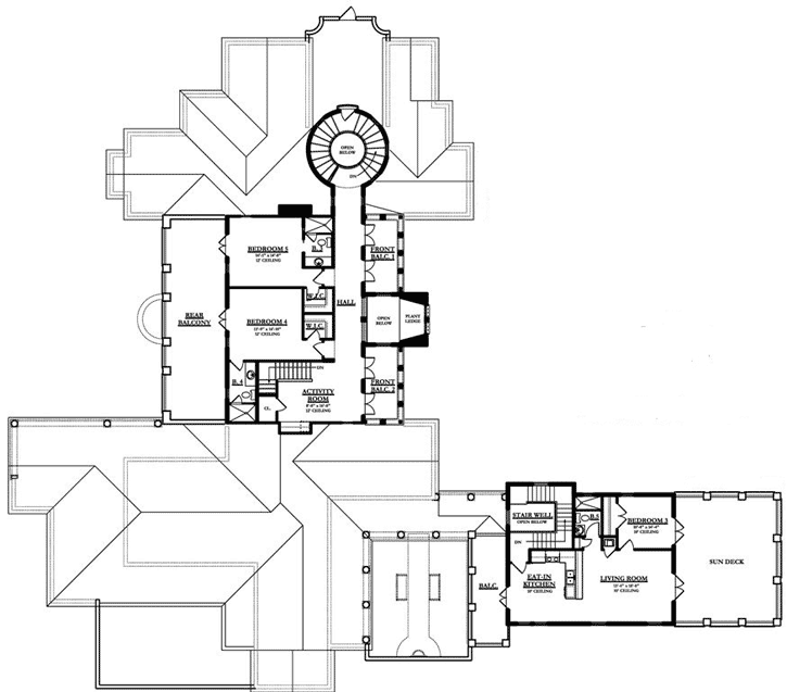 Upper/Second Floor Plan: 95-112