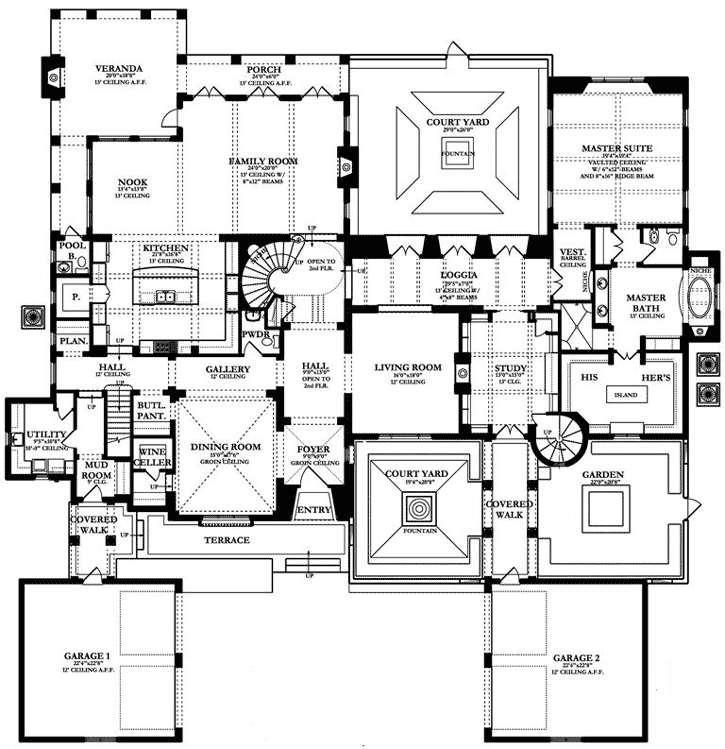 Main Floor Plan: 95-113