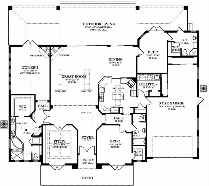 Main Floor Plan: 95-115