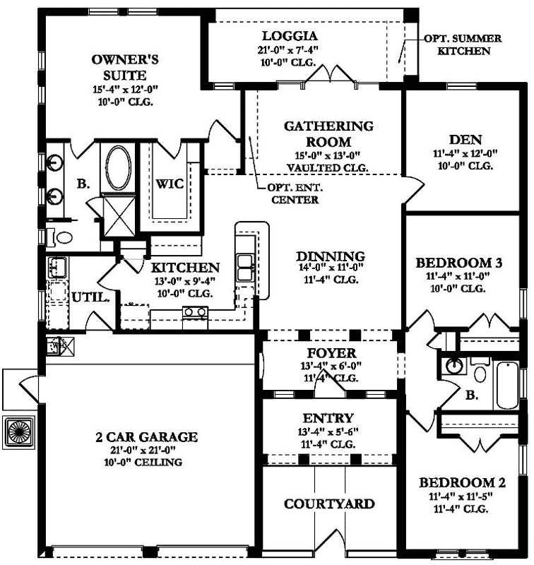 Main Floor Plan: 95-117